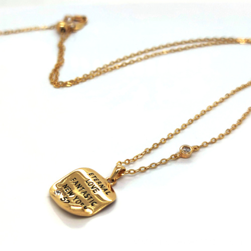 18K Gold Plated 925 Silver Valentine Day Necklace